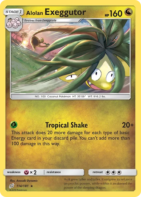Card 114 Pokémon card from Team Up set