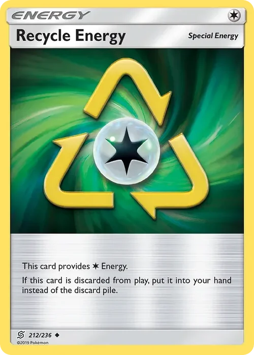 212/236 Recycle Energy Uncommon Trainer Card