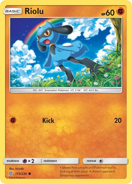 115/236 from Unified Minds Common Pokemon Card