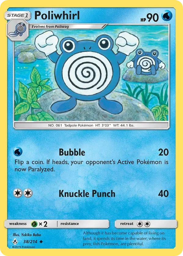 Card 38 Pokémon card from Unbroken Bonds set