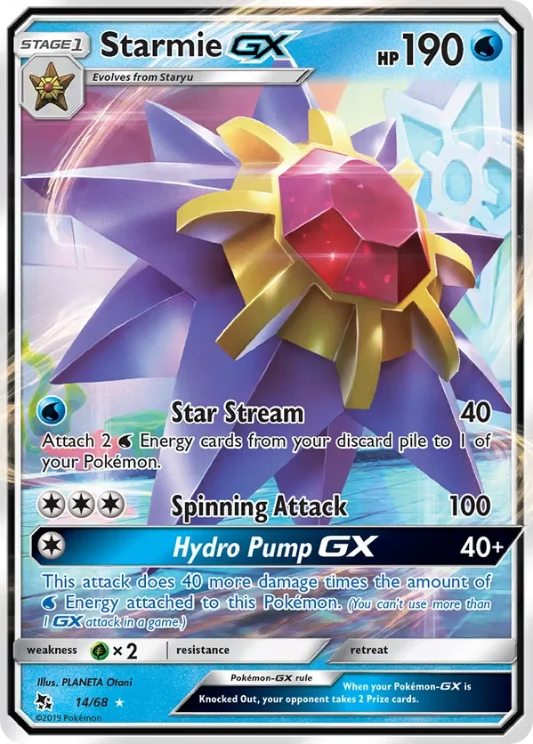 Card 14 Pokémon card from Hidden Fates set