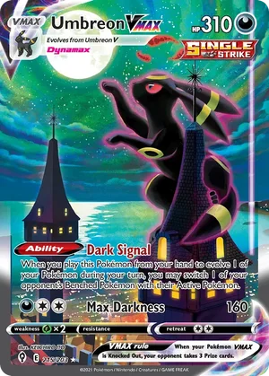 Umbreon VMAX 215/203 Rainbow Rare - Pokémon TCG Evolving Skies Visual Card List