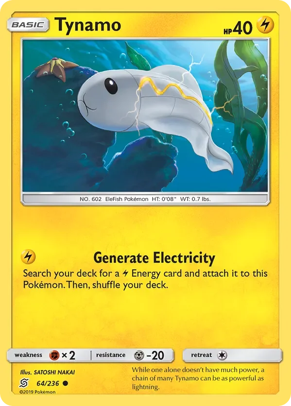 Card 64 Pokémon card from Unified Minds set