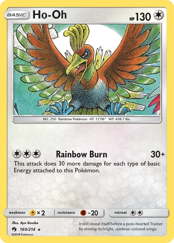 Card 160 Pokémon card from Lost Thunder set