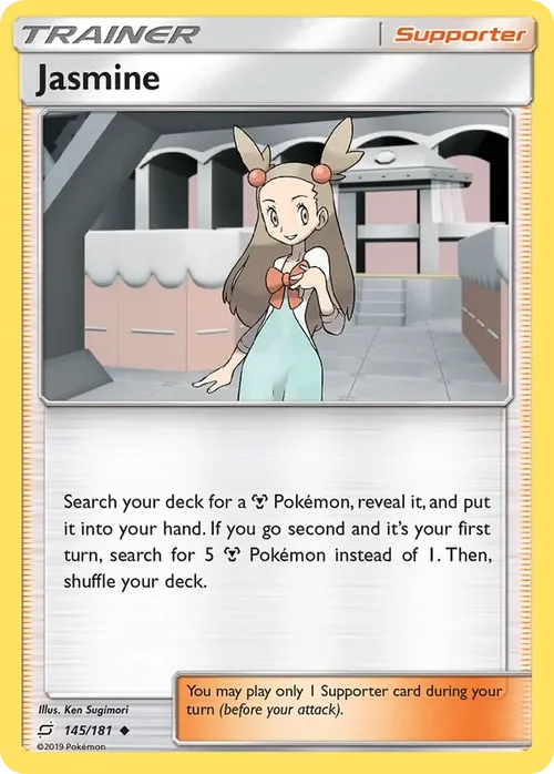 145/181 Jasmine Uncommon Trainer Card