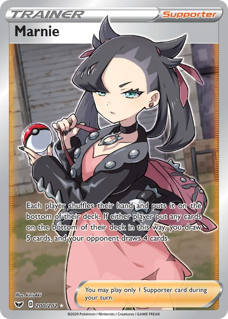 SWSH Marnie Full Art Trainer
