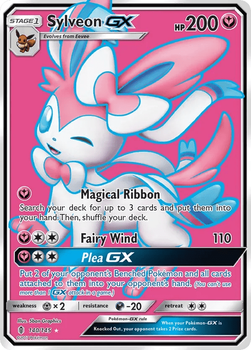 140/145 from Guardians Rising Full Art Pokemon Card