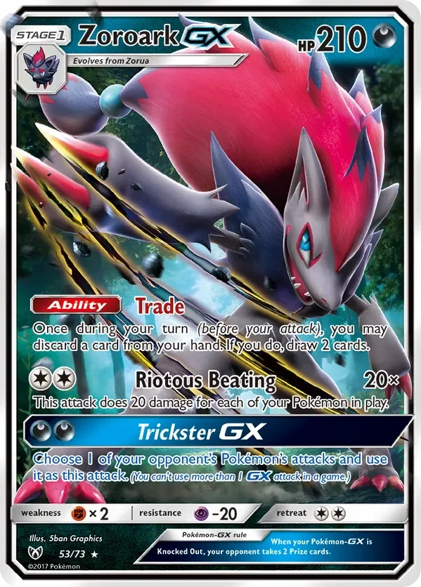 Card 53 Pokémon card from Shining Legends set