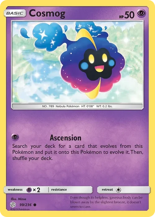 99/236 Cosmog Common Pokemon Card