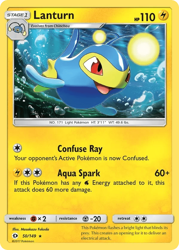 Card 50 Pokémon card from Sun & Moon set
