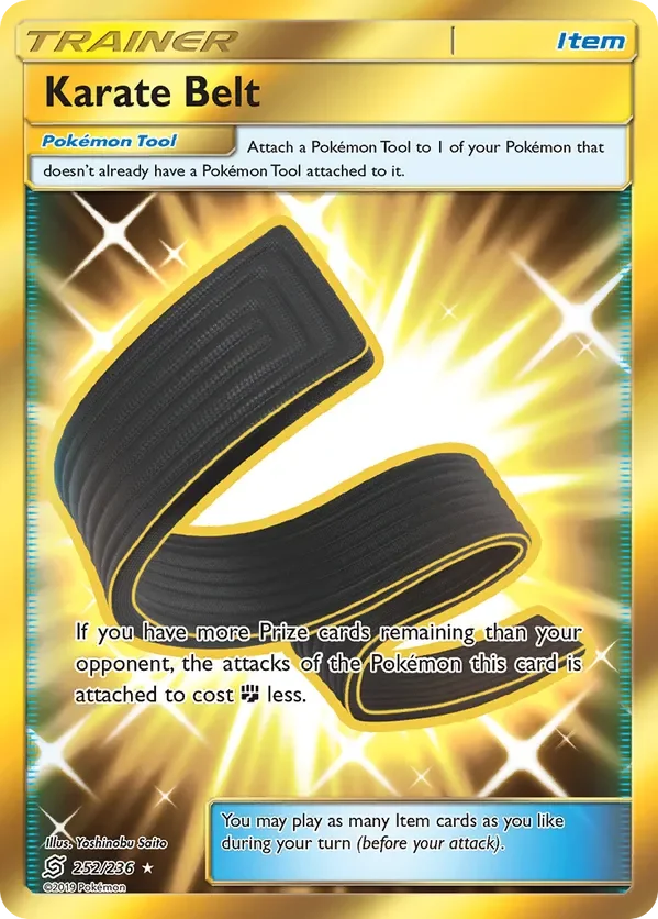 Card 252 Pokémon card from Unified Minds set