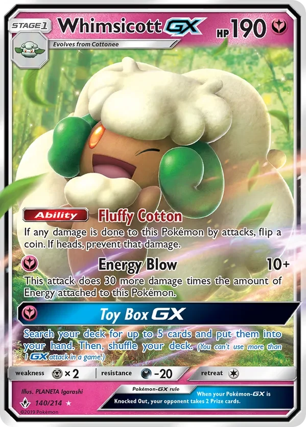 Card 140 Pokémon card from Unbroken Bonds set
