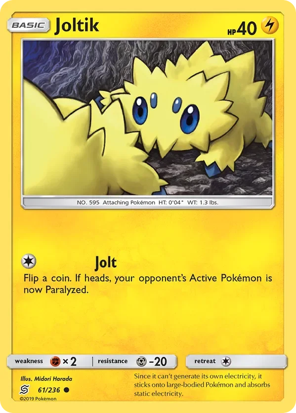 Card 61 Pokémon card from Unified Minds set