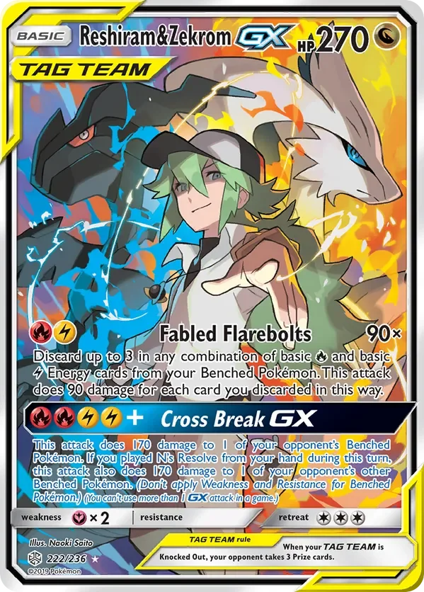 Reshiram & Zekrom GX Full Art