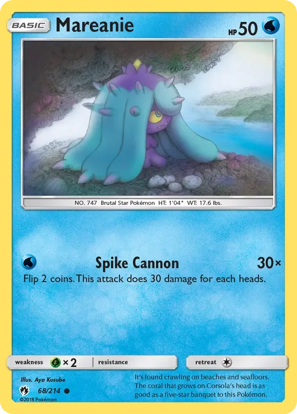 Card 68 Pokémon card from Lost Thunder set