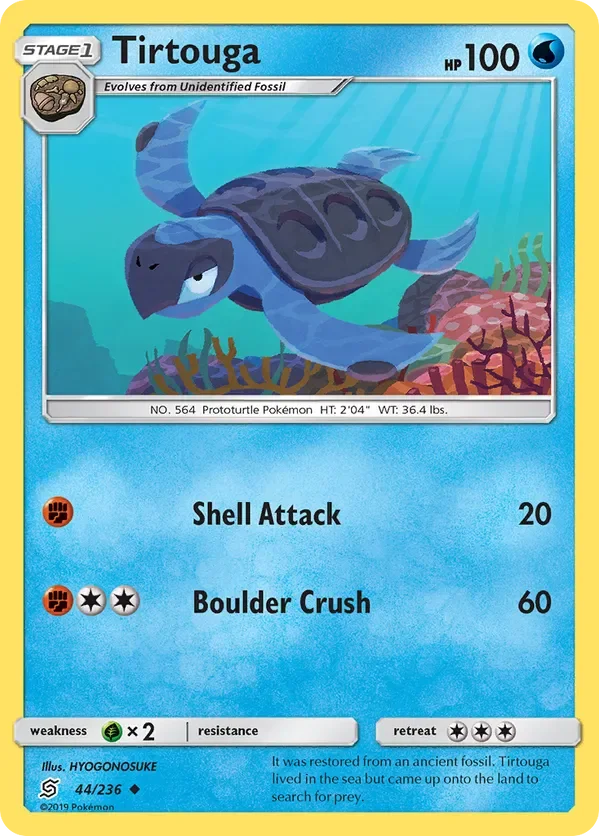 Card 44 Pokémon card from Unified Minds set