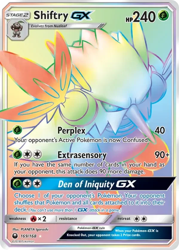 Pokémon card 169 from Celestial Storm set