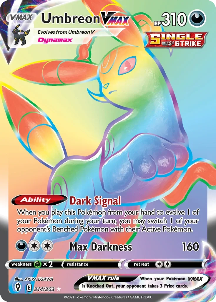 Evolving Skies Pulls Rates Rainbow Rare