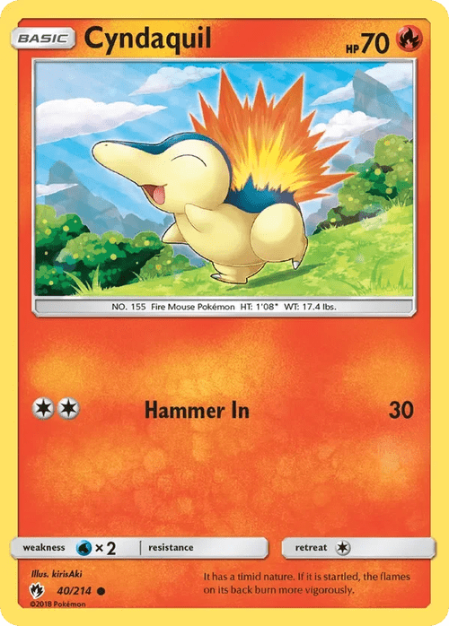 40/214 from Lost Thunder Common Pokemon Card