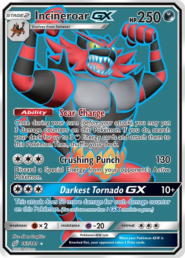 Card 167 Pokémon card from Team Up set
