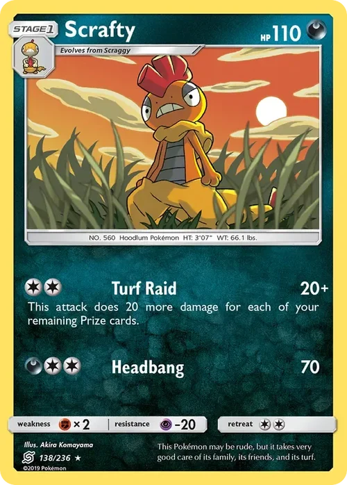 138/236 from Unified Minds Rare Pokemon Card