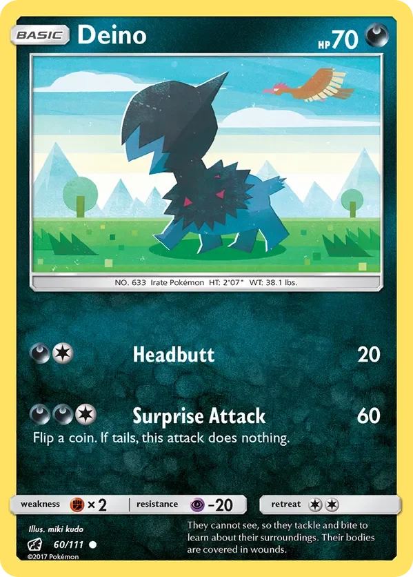 Card 60 Pokémon card from Crimson Invasion set