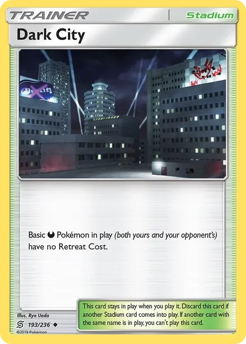 193/236 Dark City Uncommon Trainer Card