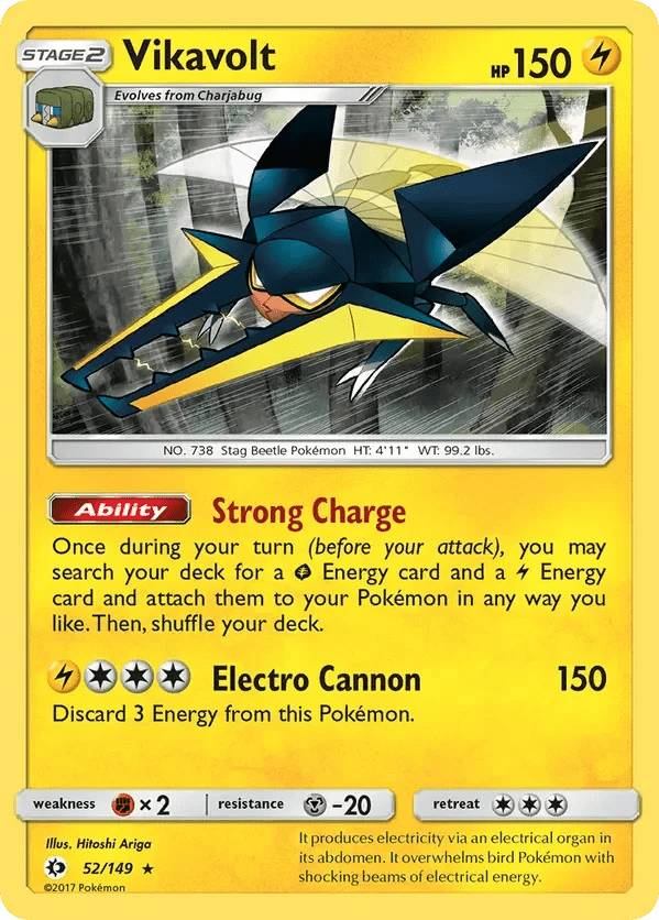 Card 52 Pokémon card from Sun & Moon set