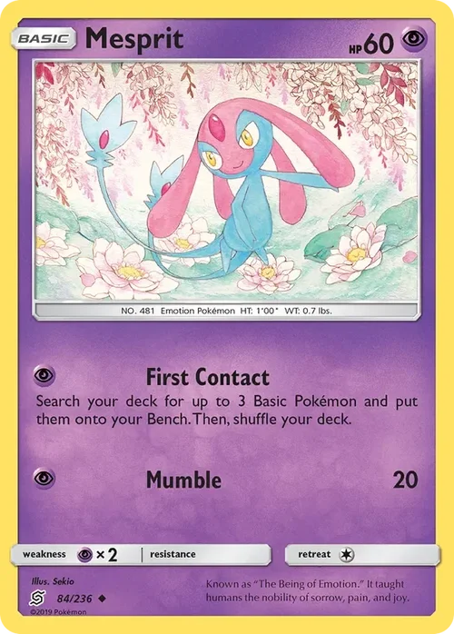 84/236 from Unified Minds Uncommon Pokemon Card