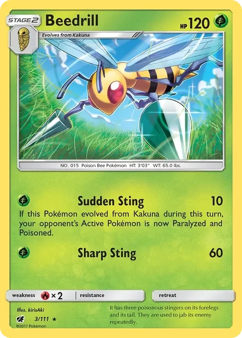 3/111 from Crimson Invasion Rare Pokemon Card