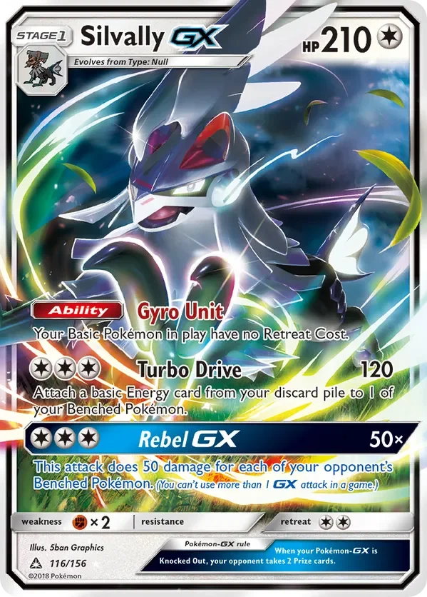Card 116 Pokémon card from Ultra Prism set