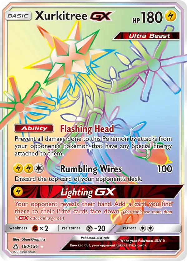 Card 160 Pokémon card from Ultra Prism set