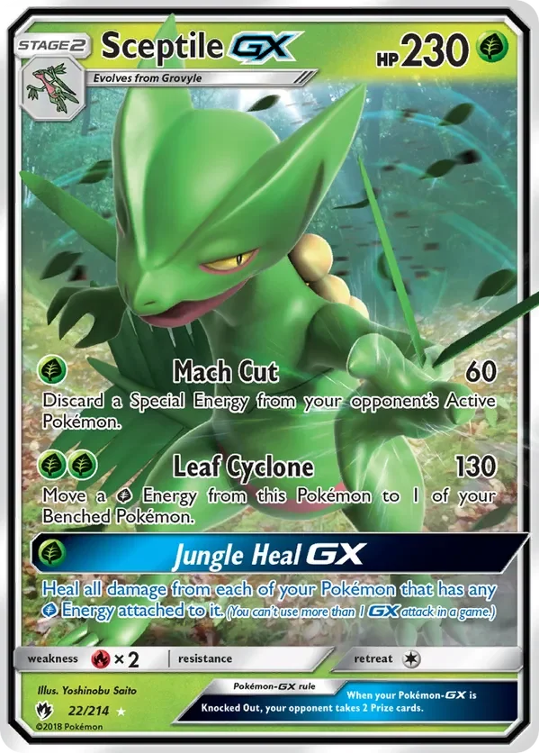 Card 22 Pokémon card from Lost Thunder set