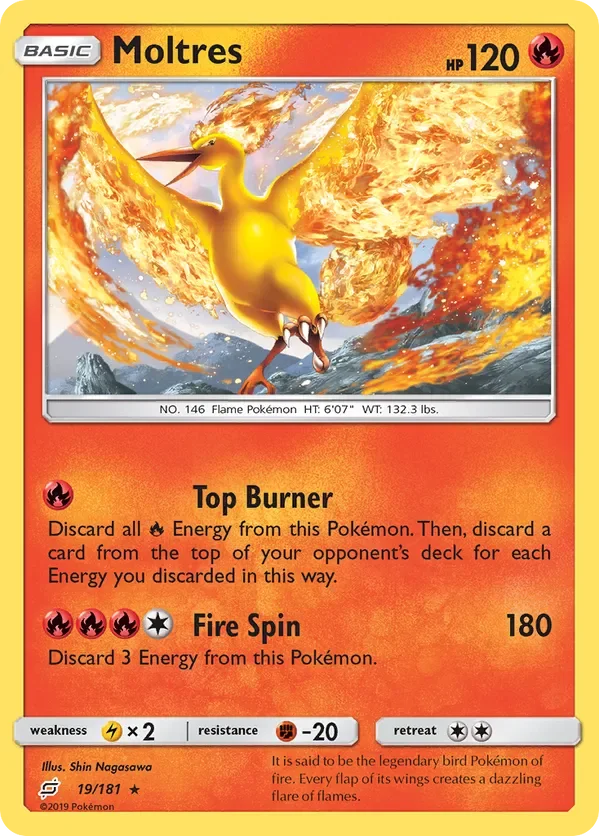 Card 19 Pokémon card from Team Up set