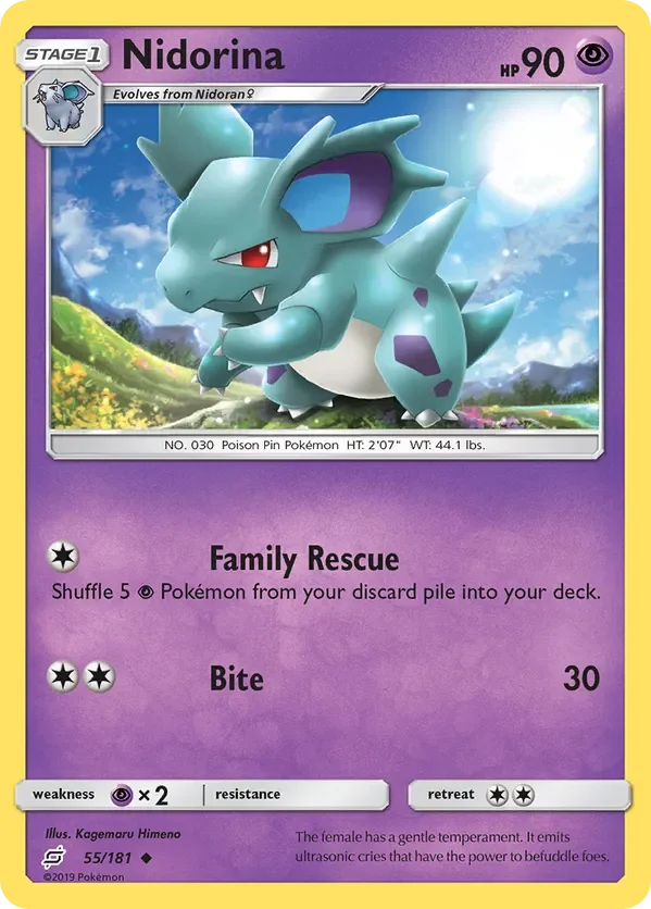 Card 55 Pokémon card from Team Up set