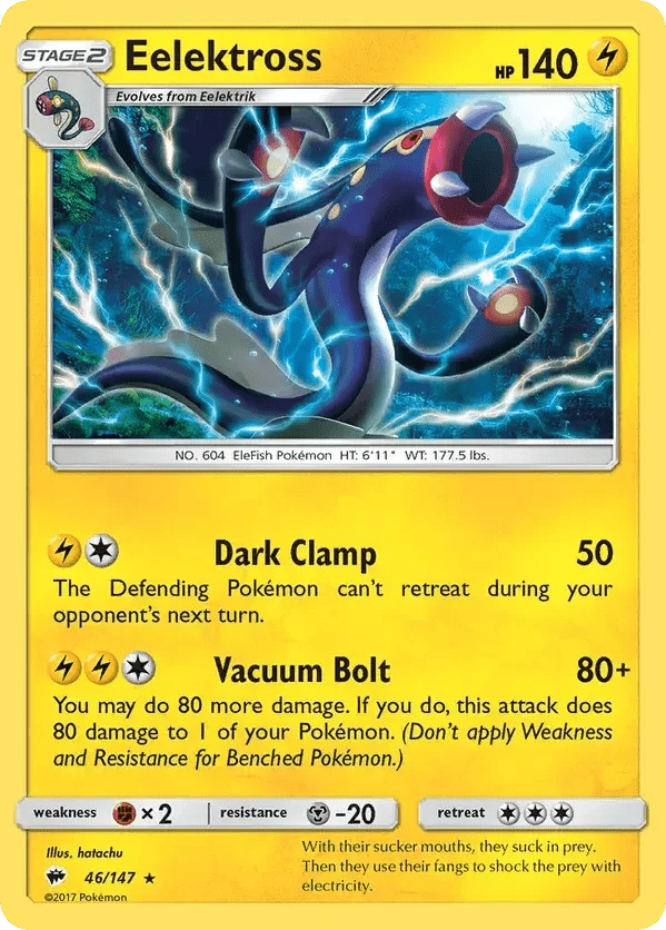 Burning Shadows 46 Pokémon card
