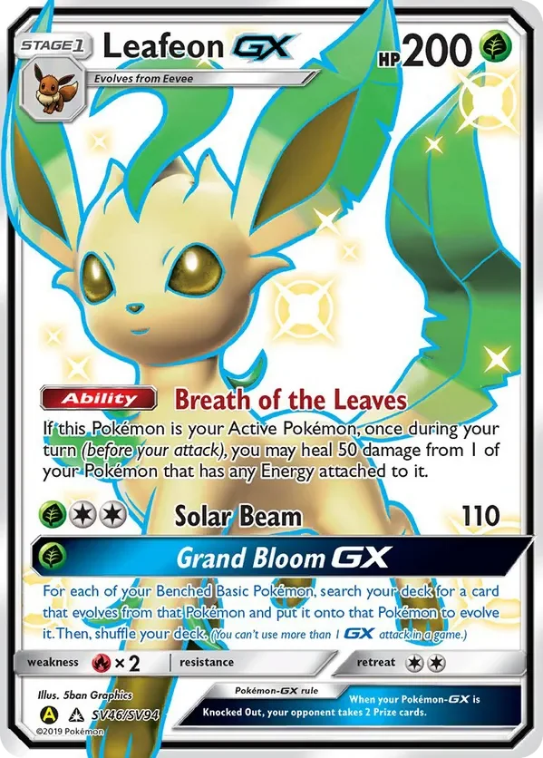 Card 46 Pokémon card from Hidden Fates set