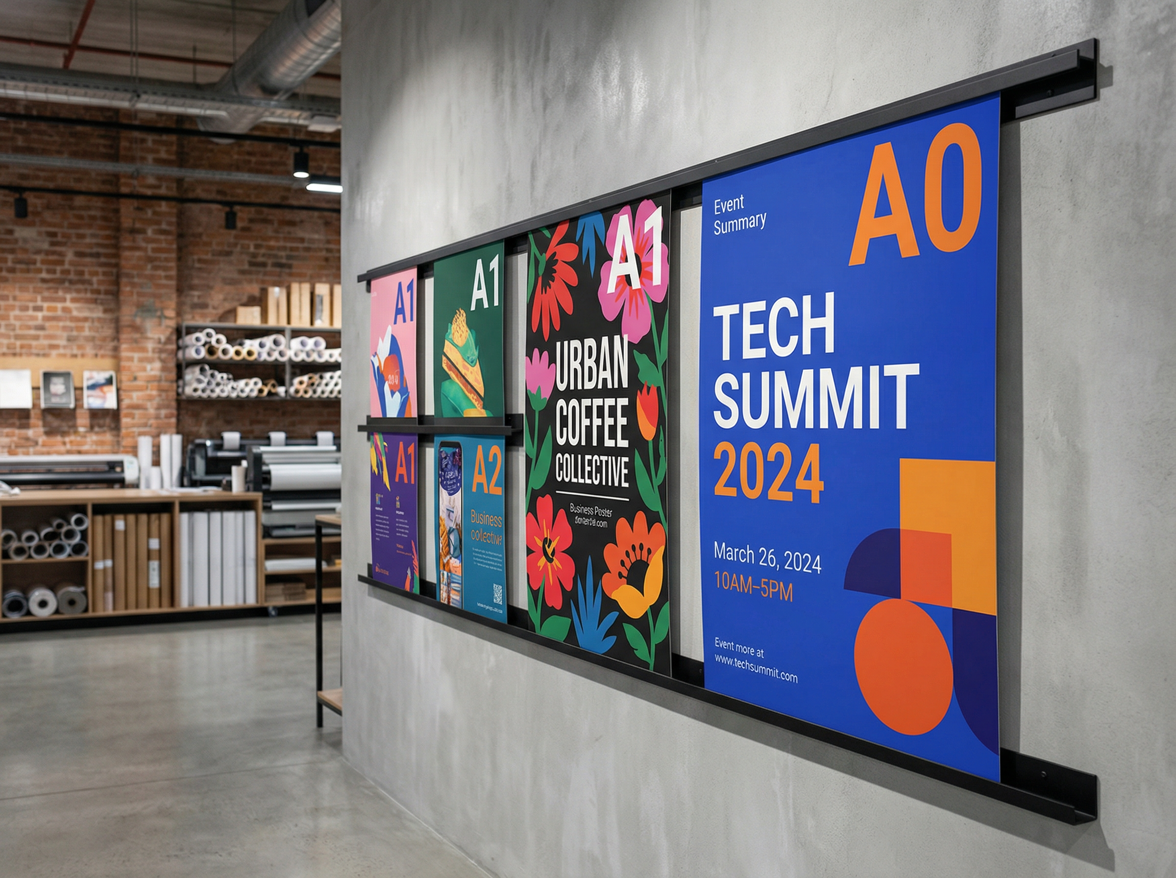 Large format posters Sydney - custom printed A1 A0 and large format event and business posters on premium paper