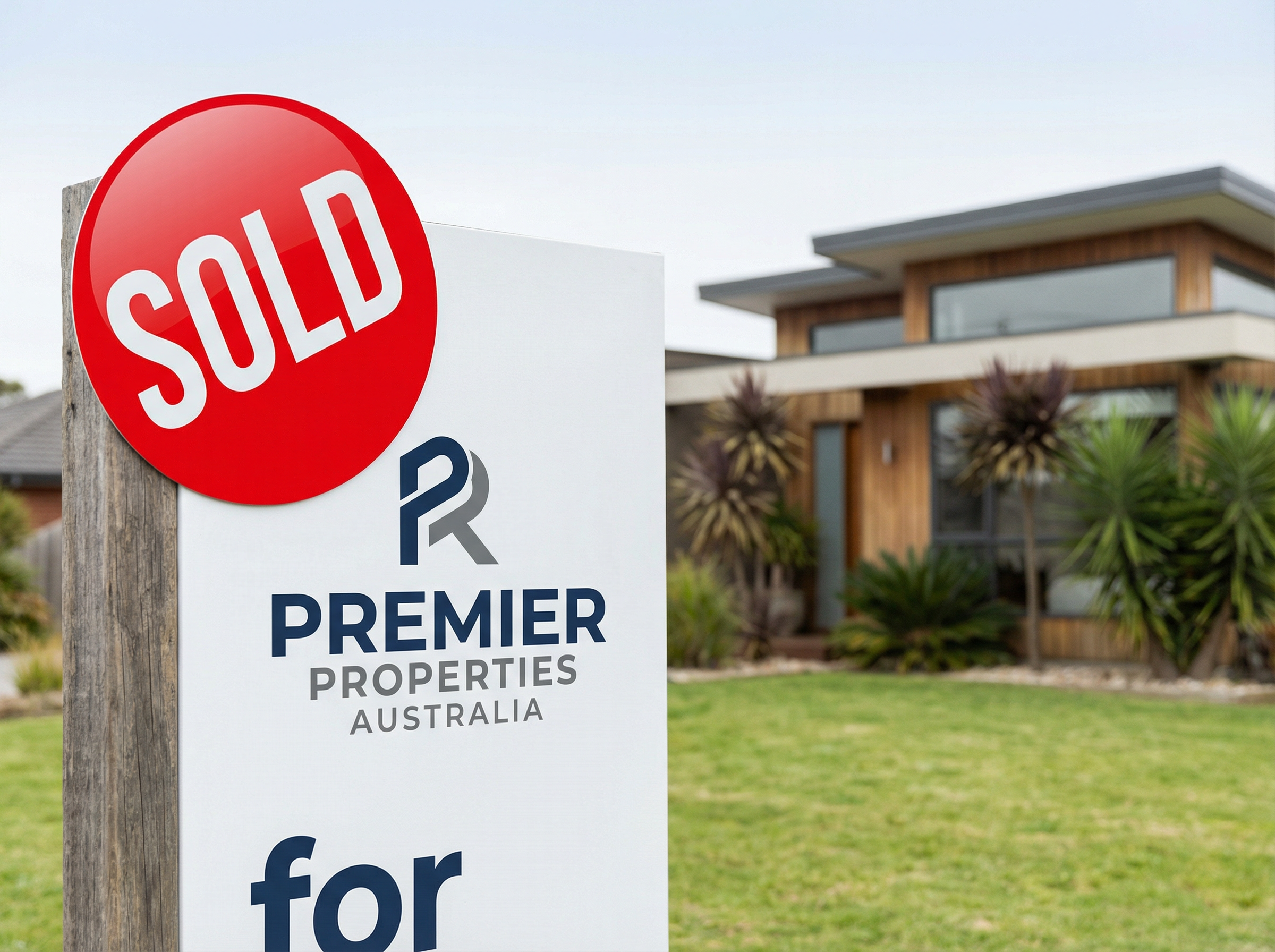 Real estate signs Sydney - custom printed for sale and for lease signs on H-frame stakes for property listings