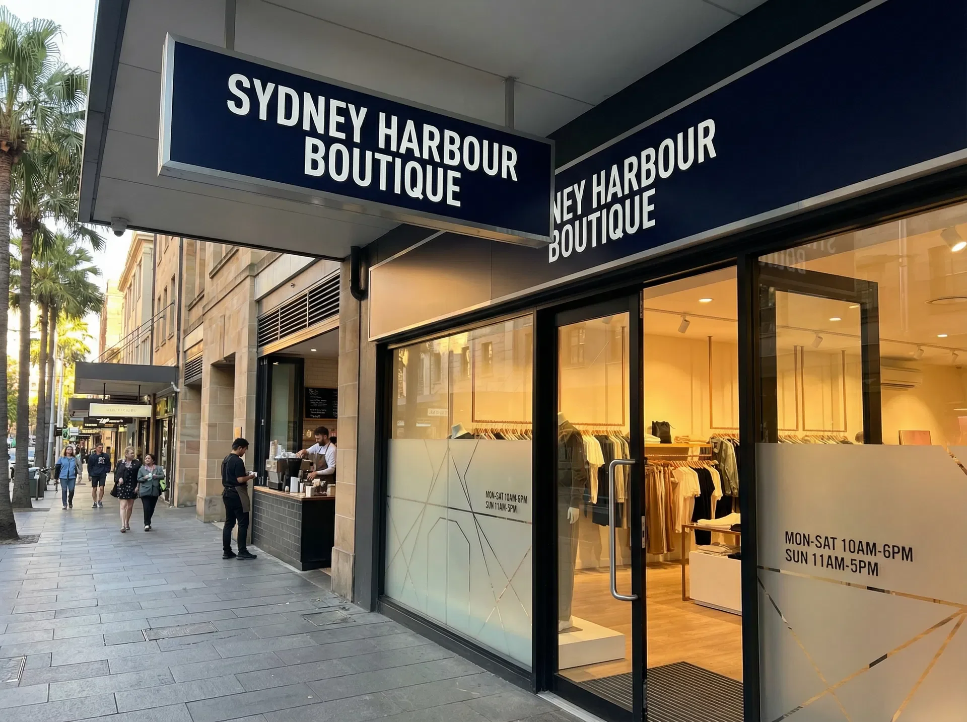 Shopfront sign Sydney - custom printed aluminium composite panel shopfront signs for retail businesses