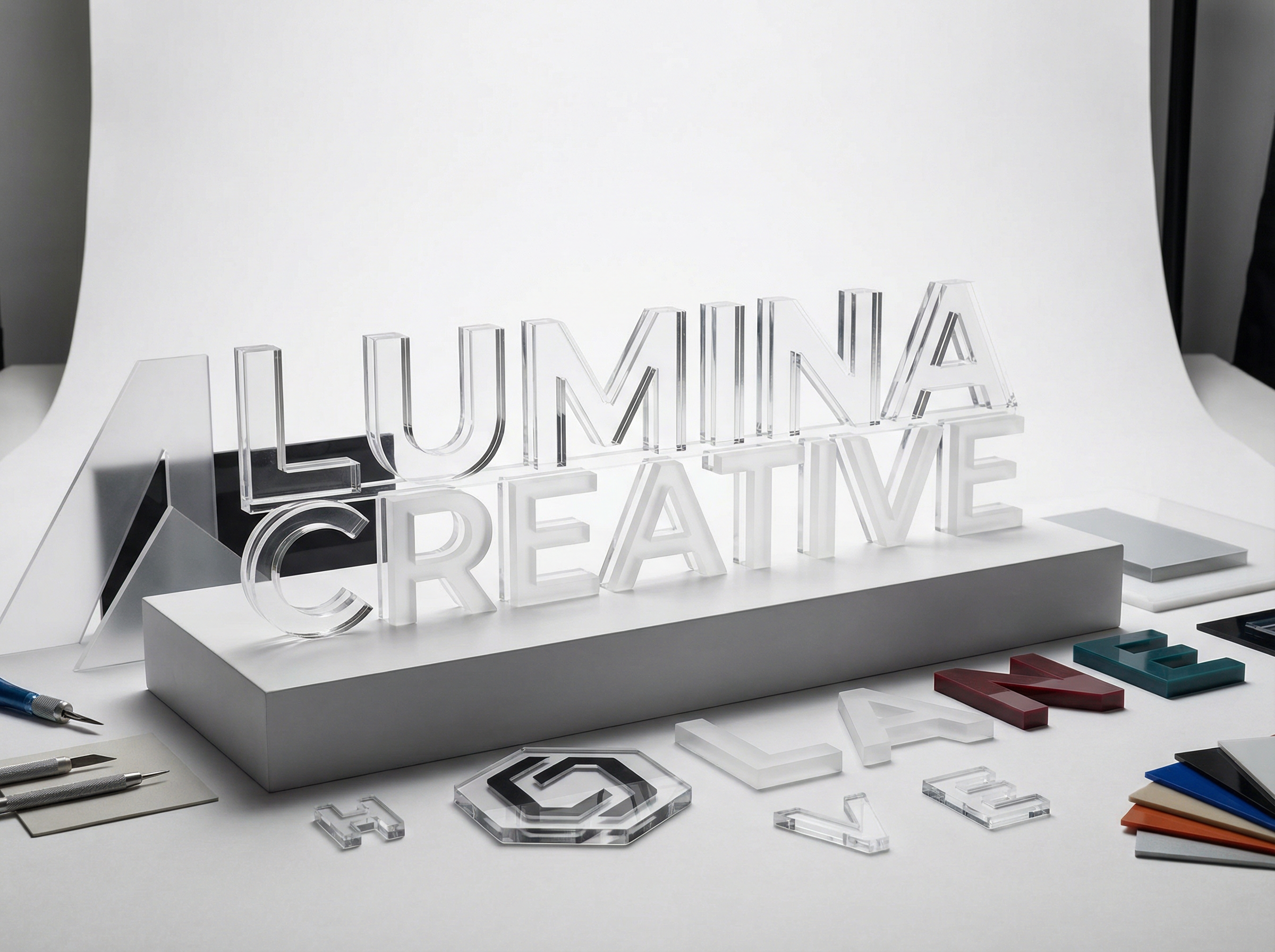 Laser cut acrylic signs Sydney - precision laser cut custom acrylic letters, logos and shapes for business signage