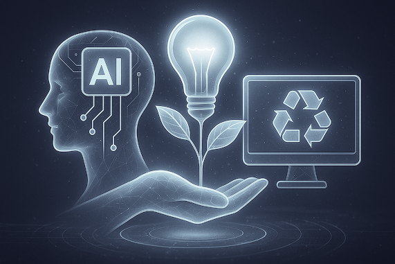 Sustainable AI Implementation Illustration