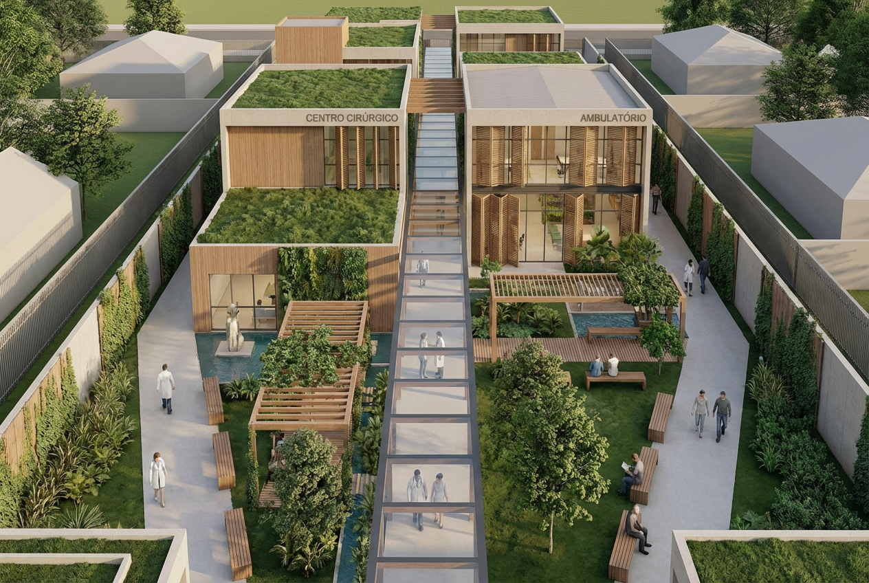 Programa de necessidades RDC 50 ANVISA — Hospital Geral no Rio Grande do Norte