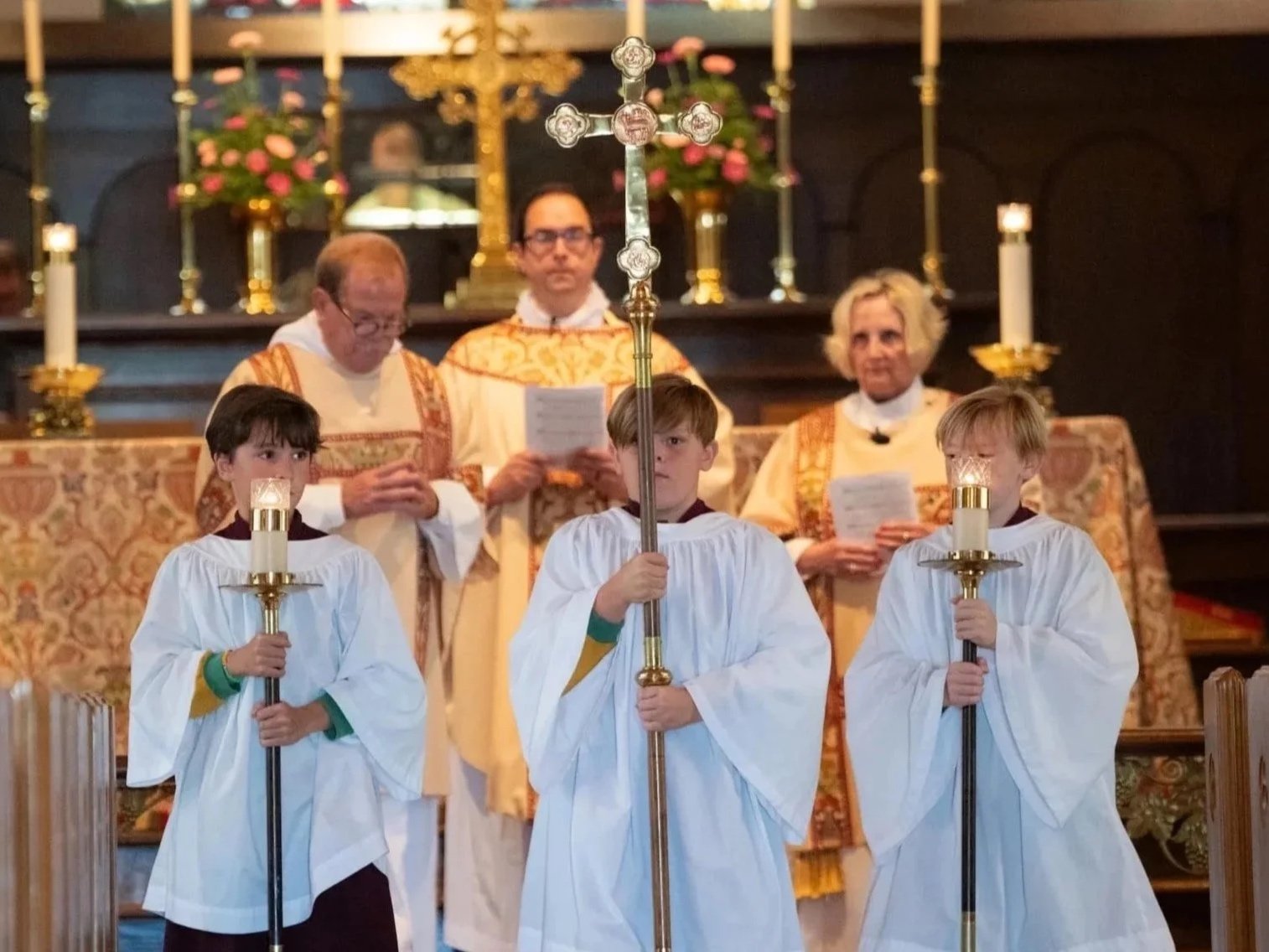 Solemn High Mass on Sunday morning