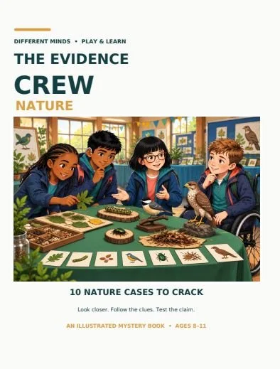 The Evidence Crew: 10 Nature Cases to Crack, Nature book cover
