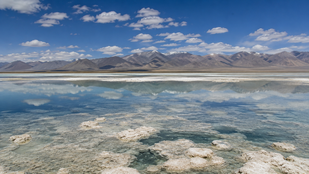 Qinghai Lake on the Tibetan Plateau