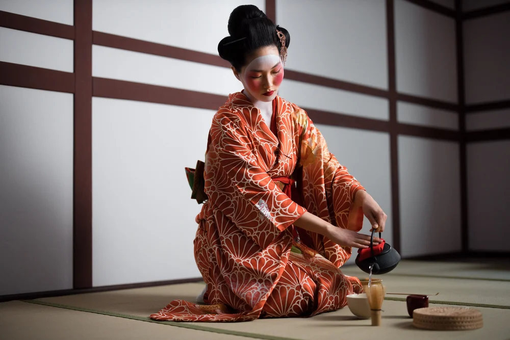 Traditional Japanese tea ceremony