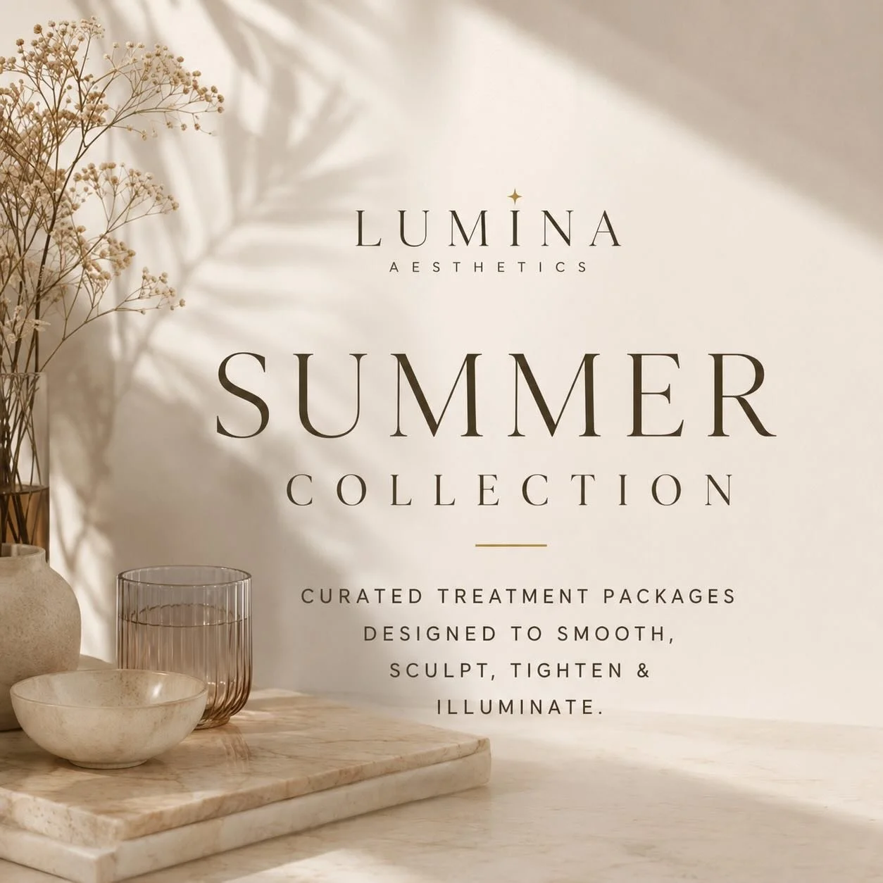 Lumina Aesthetics Summer Collection treatment packages in Edmonton
