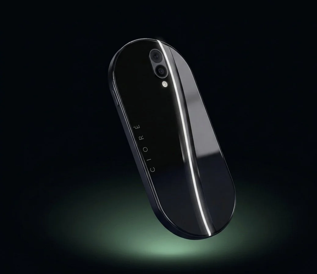 Back view of Cioré smartphone