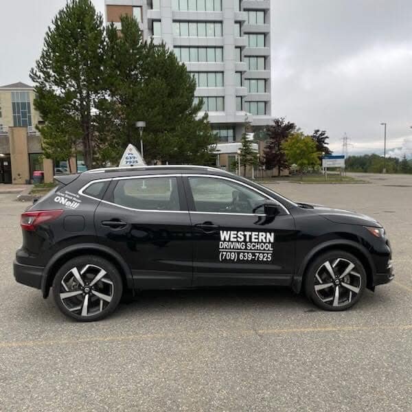 Western Driving School branded vehicle